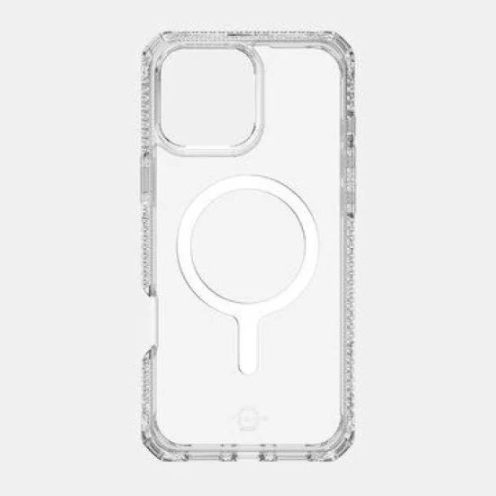 Cover Iphone 16 Pro  Hybrid Clear Magsafe Itskins - Transparent